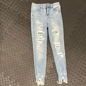 American Eagle super high-rise jeggings